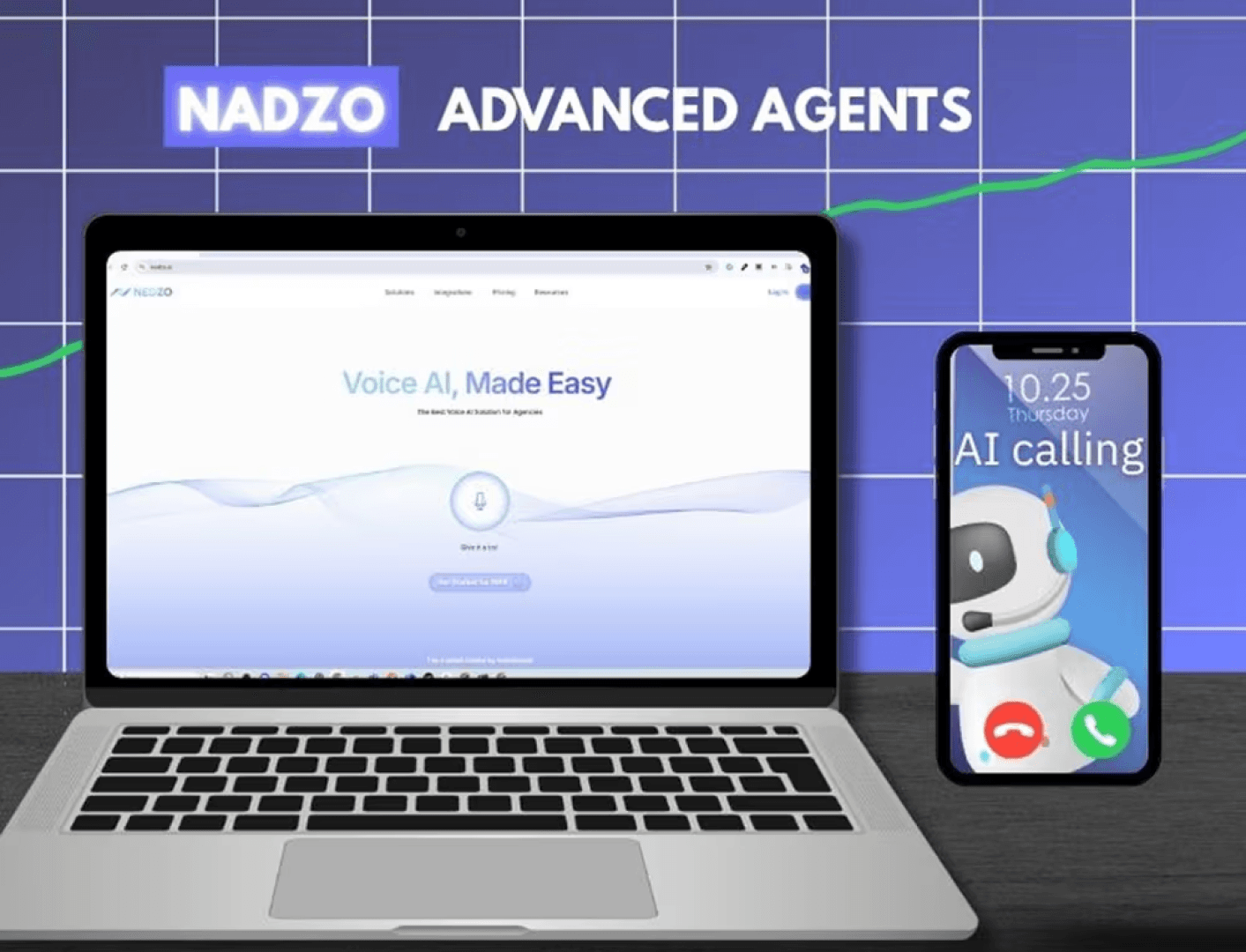 AI voice agent calling leads for a local Los Angeles business