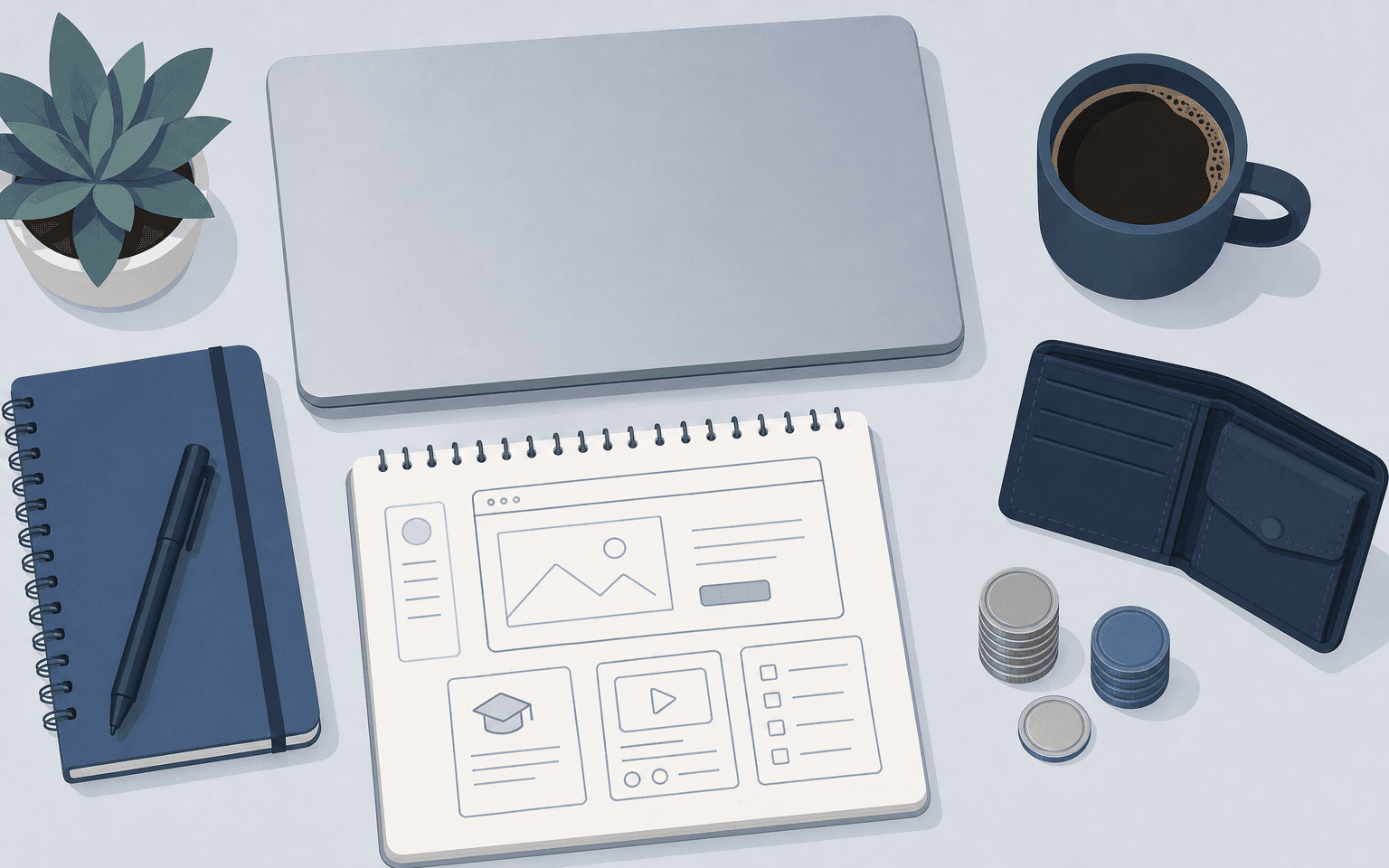 EdTech MVP — illustration for an article on education saas mvp cost