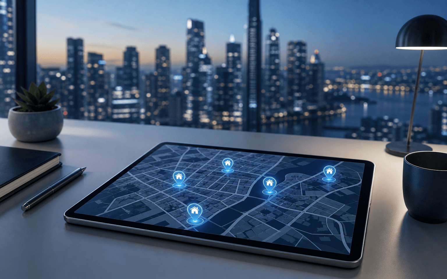 Real Estate Digital Transformation — illustration for an article on real estate digital transformation roadmap