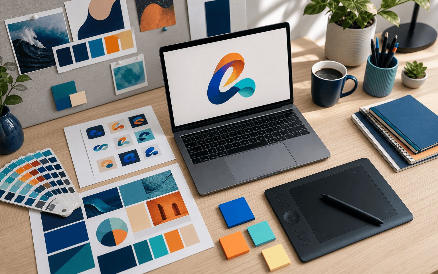 Branding Startup — illustration for an article on saas startup branding cost