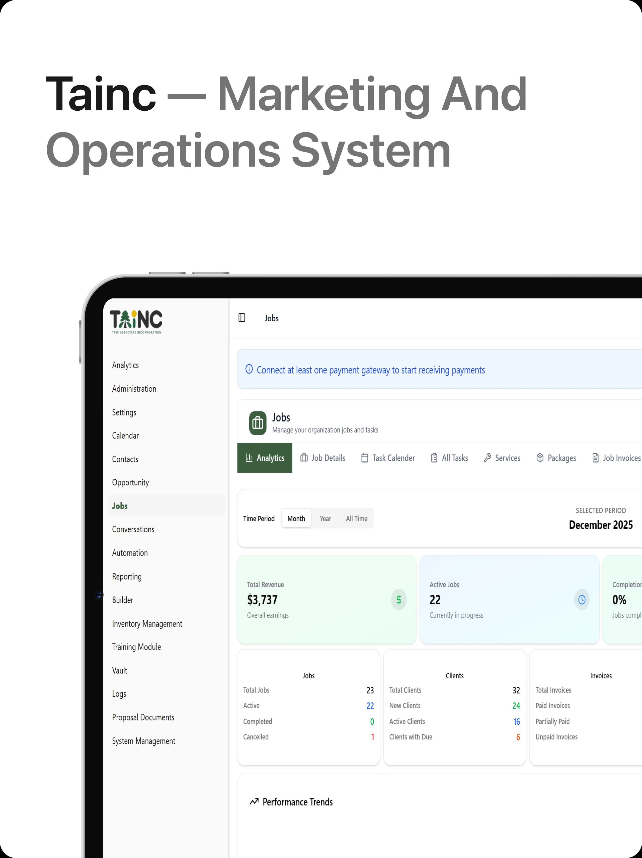 All-in-One Growth Platform for Tree Service Businesses