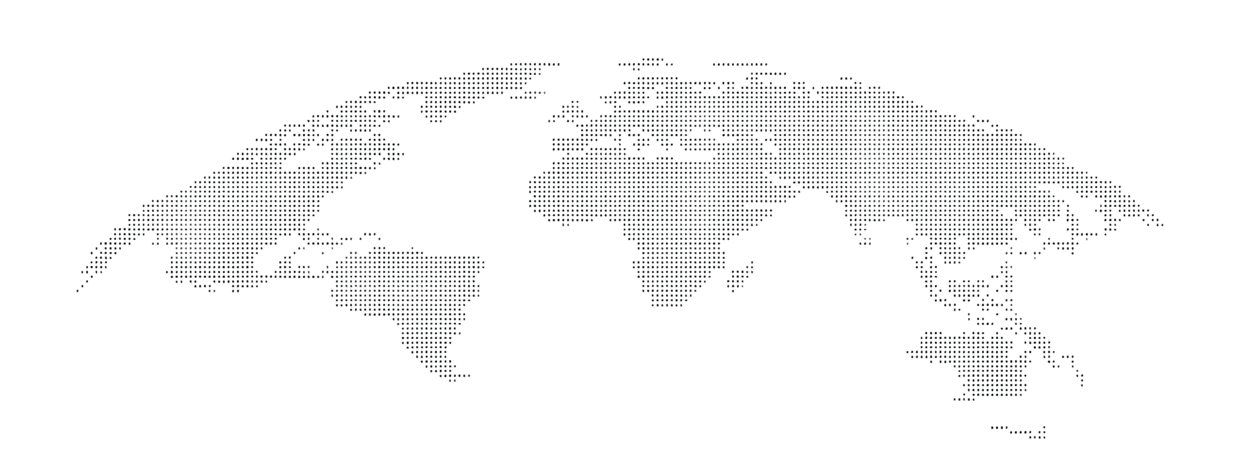 World map showing global reach