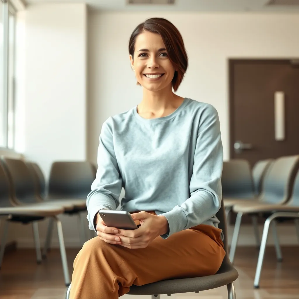 Healthcare chatbot development for patient intake on a smartphone in a waiting room