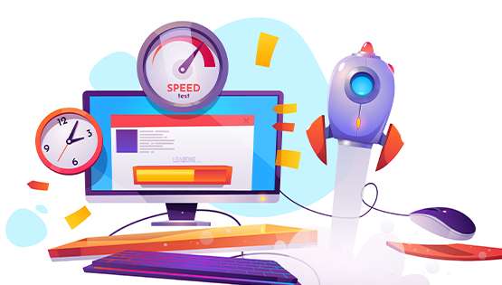 website development with optimizing site speed